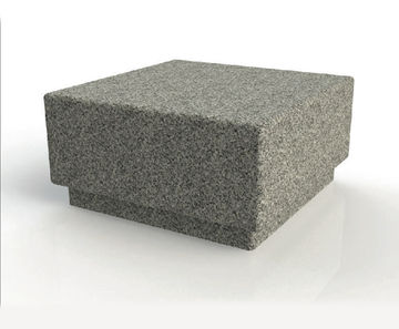 ASF Cubist granite bollard seat 1000