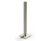 ASF round fold down bollard - on this page