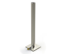 ASF round fold down bollard