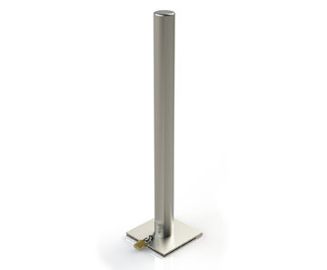 ASF round fold down bollard