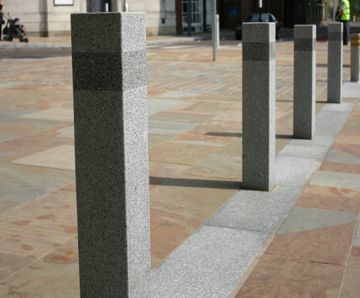 ASF 150 Cubist granite bollard