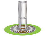 ASF 3001 steel laser-cut tree grille guard system - on this page