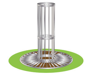 ASF 3001 steel laser-cut tree grille guard system