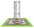 ASF 3002 steel tree grilles with guards 0