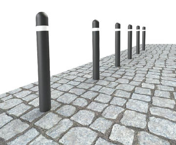 ASF 902RP dome-top recycled plastic bollard