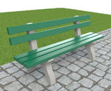 ASF 910RP recycled plastic bench seat - on this page
