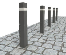ASF 903 RP square recycled plastic bollards