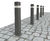 ASF 903 RP square recycled plastic bollards 0