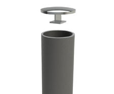 ASF concrete infill bollards