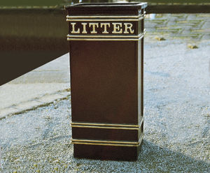 ASF 401 recycled cast iron litter bin