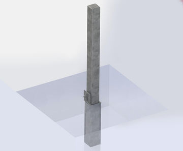 ASF square removable bollards