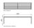 ASF Utility stainless steel / timber bench 1