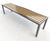 ASF Utility stainless steel / timber bench 0