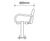 ASF 6005 3-gang stainless steel seat 3