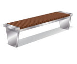 ASF 6013 stainless steel and timber bench seat - on this page