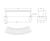 ASF 6014 stainless steel and timber curved bench seat 1