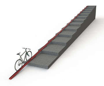 ASF Cube cycle stair ramp