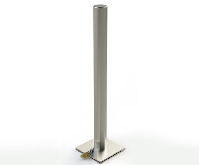 ASF fold down, removable and trough bollards