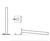 ASF square fold down utility bollard 1