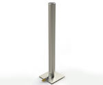 ASF round fold-down utility bollard