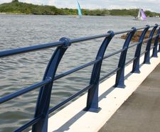 ASF protective post and rail systems