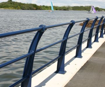 ASF protective post and rail systems