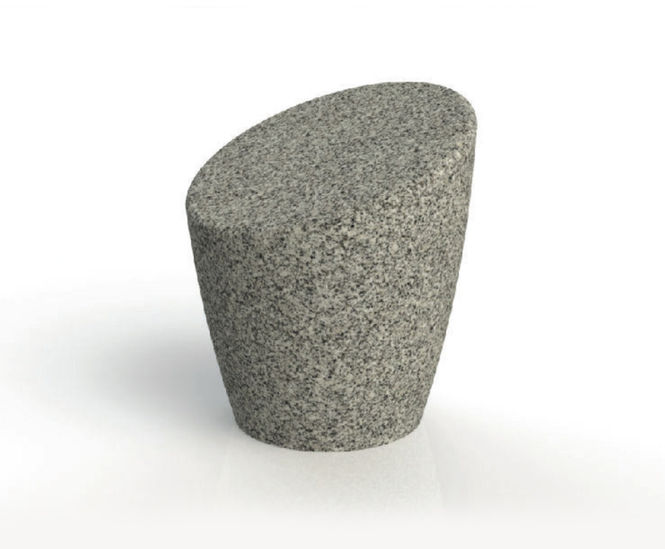 ASF Organic granite bollard seat