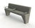 ASF Modernist granite bench seat 0