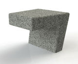 ASF Modernist features granite bench - on this page