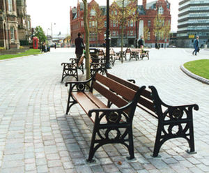 ASF 502 traditional cast iron and timber seat