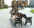 ASF 502 traditional cast iron and timber seat 0
