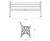 ASF 502 traditional cast iron and timber seat 2