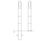 ASF 014 high-visibility square steel bollard 1