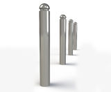 ASF 015 steel bollard with machined top - on this page