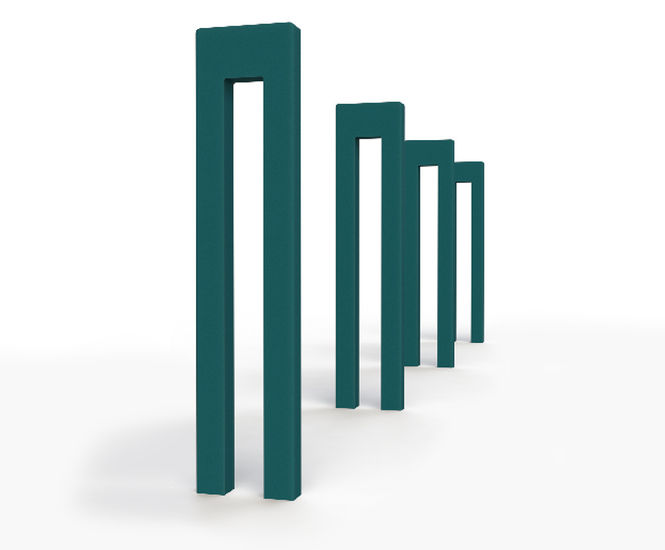 ASF 022 rectangular section steel bollard