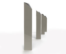 ASF 010 triangular steel bollard