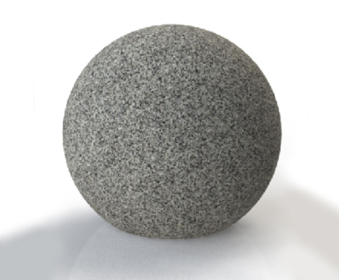 ASF Organic spherical granite bollard