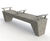 ASF Modernist granite bench 0