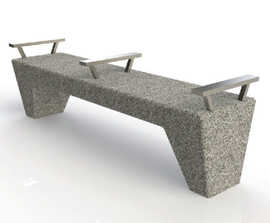 ASF Modernist granite bench