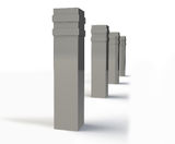 ASF 008 square steel bollard - on this page