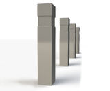 ASF 003-100 square steel bollard - on this page