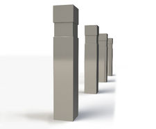 ASF 003-100 square steel bollard