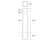 ASF 003-100 square steel bollard 3