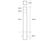 ASF 003-100 square steel bollard 2