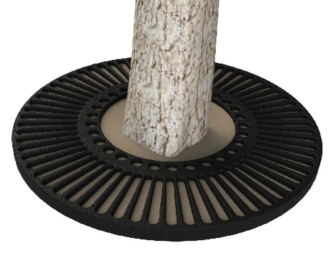 ASF 312 recycled cast iron tree grille