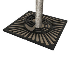 ASF 317 recycled cast iron tree grille (removable inner)
