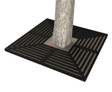 ASF 320 recycled cast iron tree grille