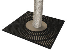 ASF 326 square recycled cast iron tree grille