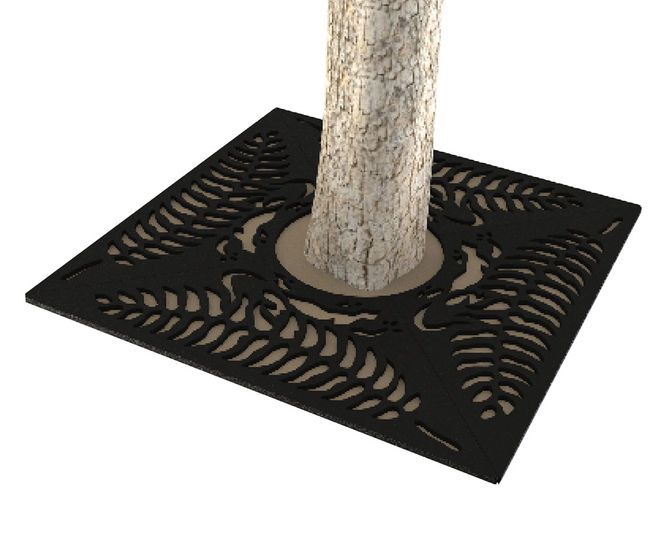 ASF 334 Lizard recycled cast iron tree grille