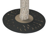 ASF Branch round steel laser-cut tree grille - on this page